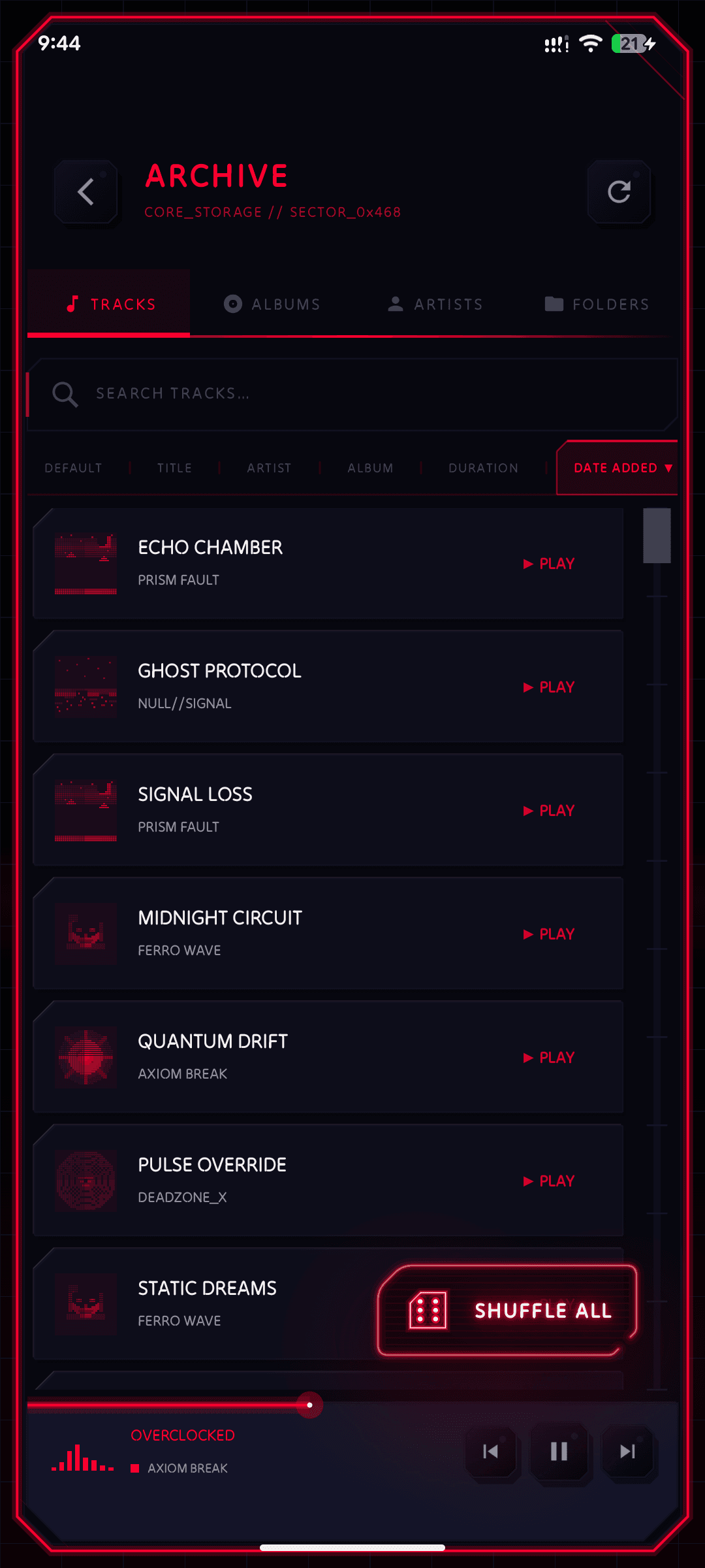 NeoMusic portrait screenshot